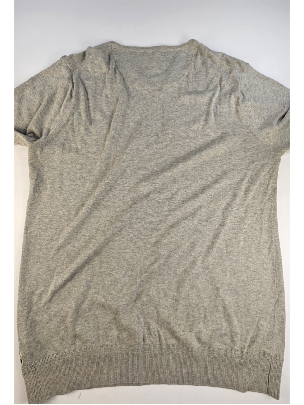 Scotch & Soda Men's M Gray Cashmere Cotton Blend Crewneck Sweater Amsterdam - Picture 4 of 6